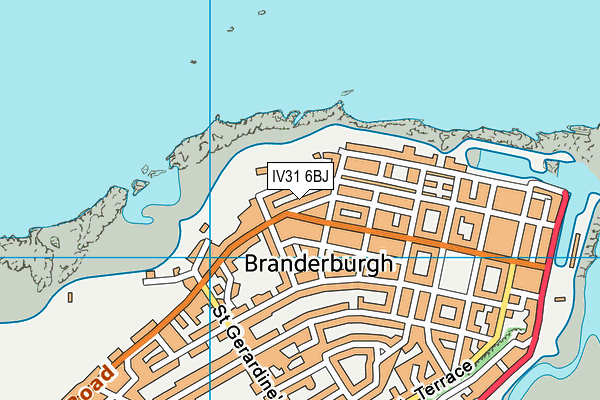 IV31 6BJ map - OS VectorMap District (Ordnance Survey)