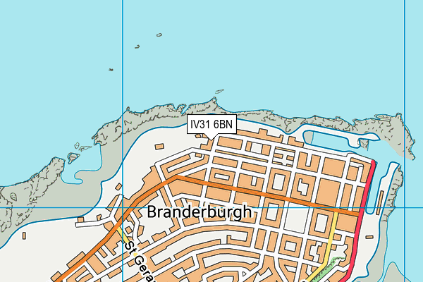 IV31 6BN map - OS VectorMap District (Ordnance Survey)