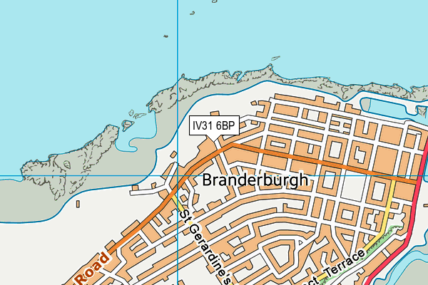 IV31 6BP map - OS VectorMap District (Ordnance Survey)