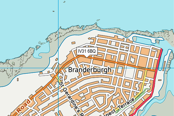 IV31 6BQ map - OS VectorMap District (Ordnance Survey)