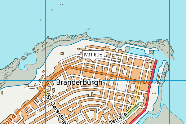 IV31 6DE map - OS VectorMap District (Ordnance Survey)