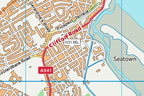 IV31 6EL map - OS VectorMap District (Ordnance Survey)