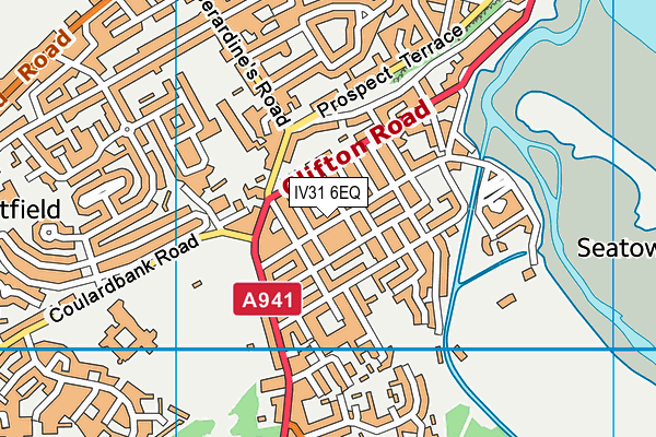 IV31 6EQ map - OS VectorMap District (Ordnance Survey)