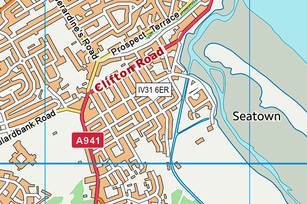 IV31 6ER map - OS VectorMap District (Ordnance Survey)