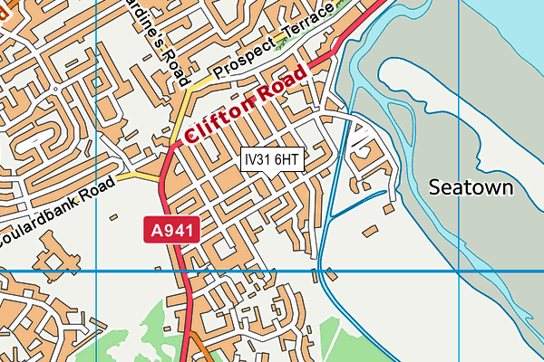 IV31 6HT map - OS VectorMap District (Ordnance Survey)