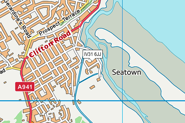 IV31 6JJ map - OS VectorMap District (Ordnance Survey)