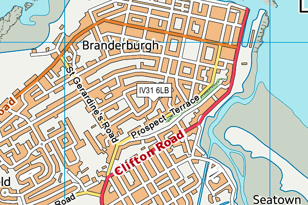 IV31 6LB map - OS VectorMap District (Ordnance Survey)