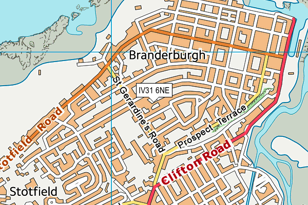 IV31 6NE map - OS VectorMap District (Ordnance Survey)