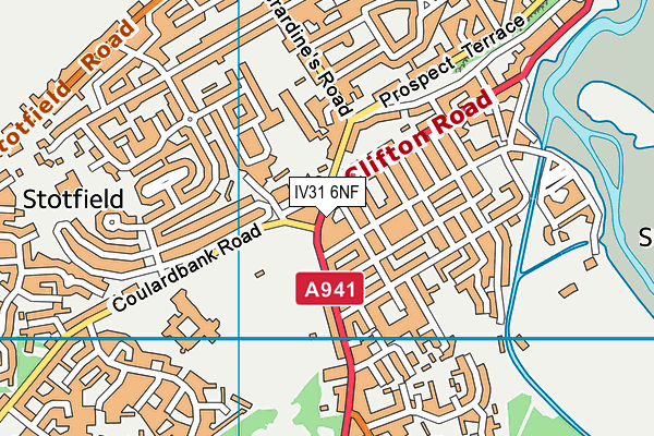 IV31 6NF map - OS VectorMap District (Ordnance Survey)