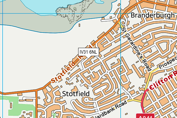 IV31 6NL map - OS VectorMap District (Ordnance Survey)