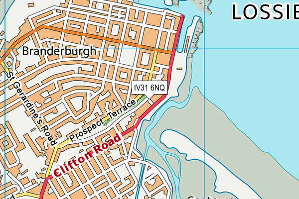 IV31 6NQ map - OS VectorMap District (Ordnance Survey)