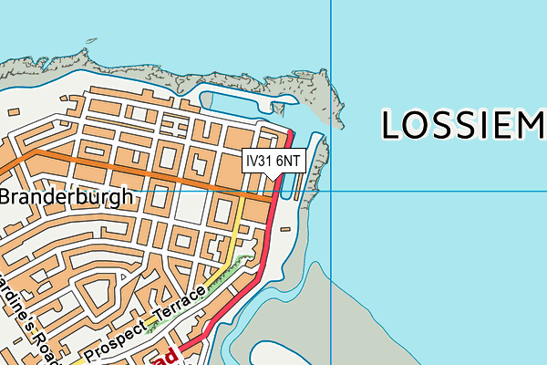 IV31 6NT map - OS VectorMap District (Ordnance Survey)