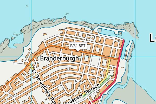 IV31 6PT map - OS VectorMap District (Ordnance Survey)