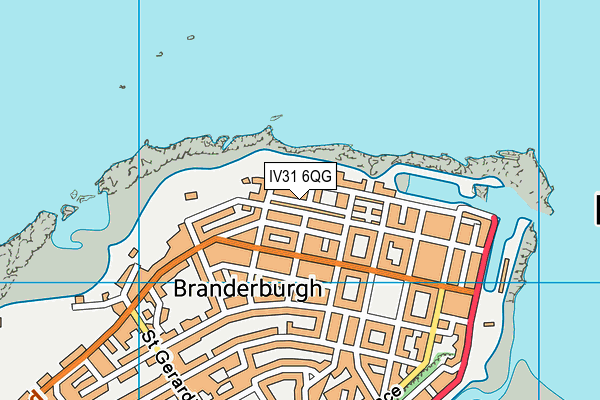 IV31 6QG map - OS VectorMap District (Ordnance Survey)