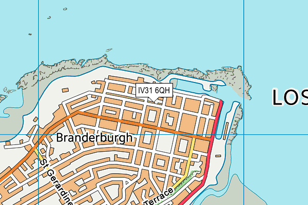 IV31 6QH map - OS VectorMap District (Ordnance Survey)