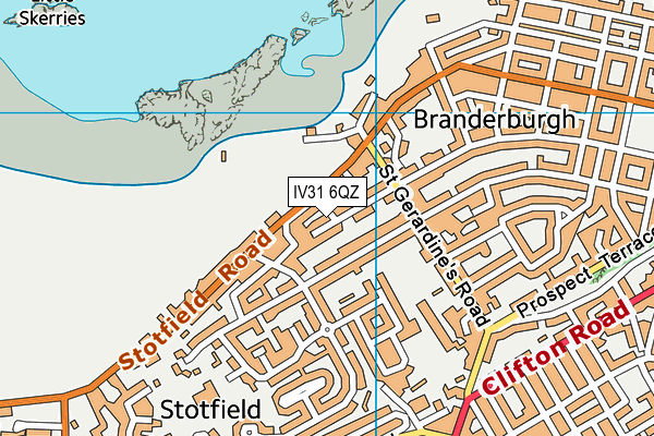 IV31 6QZ map - OS VectorMap District (Ordnance Survey)