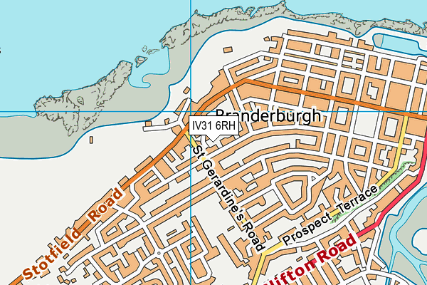 IV31 6RH map - OS VectorMap District (Ordnance Survey)