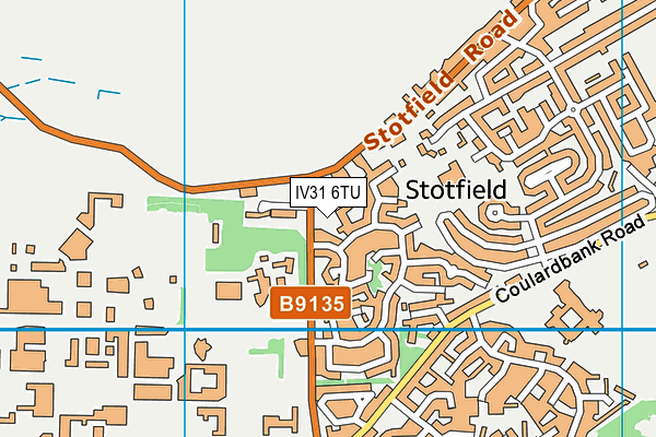 IV31 6TU map - OS VectorMap District (Ordnance Survey)