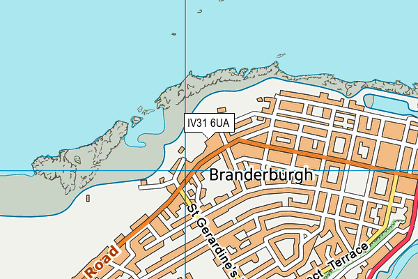 IV31 6UA map - OS VectorMap District (Ordnance Survey)
