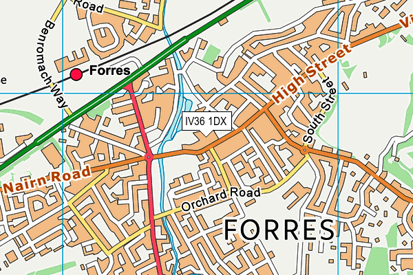 Map of KEBABISH FORRES LTD at district scale