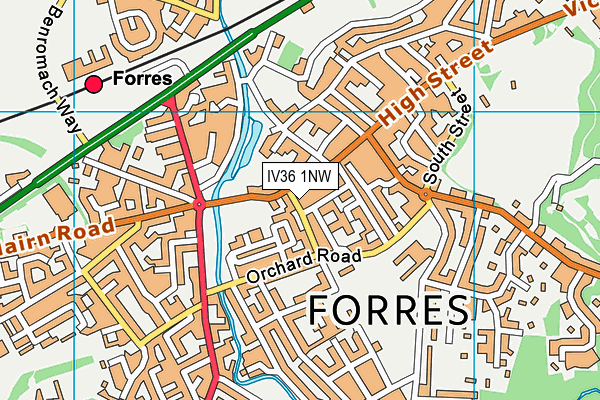 Map of FORBES HIGHLAND LTD at district scale