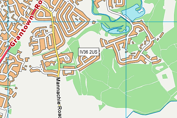 IV36 2US map - OS VectorMap District (Ordnance Survey)