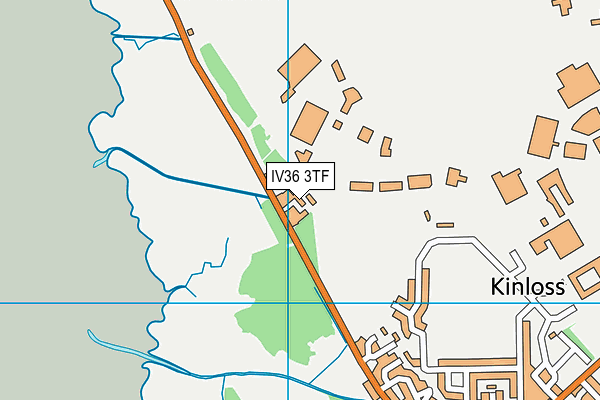 IV36 3TF map - OS VectorMap District (Ordnance Survey)