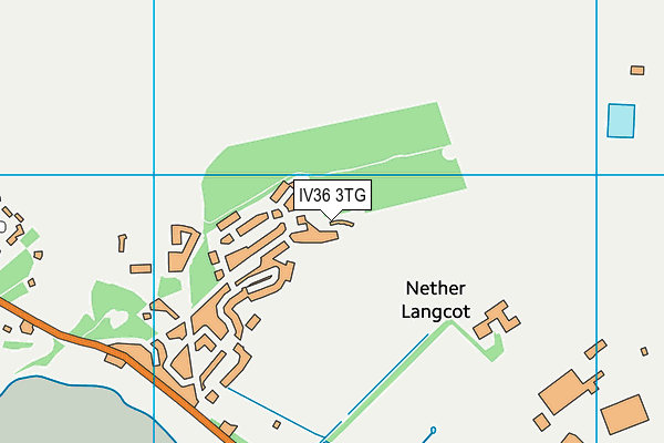 IV36 3TG map - OS VectorMap District (Ordnance Survey)