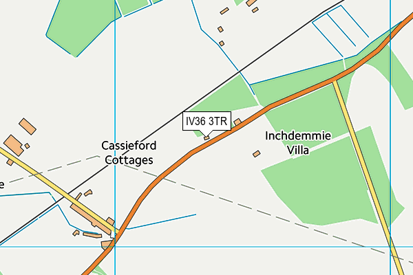 IV36 3TR map - OS VectorMap District (Ordnance Survey)