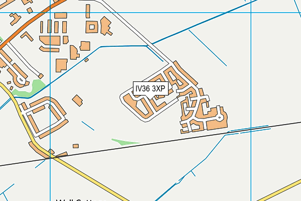 IV36 3XP map - OS VectorMap District (Ordnance Survey)