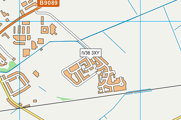 IV36 3XY map - OS VectorMap District (Ordnance Survey)
