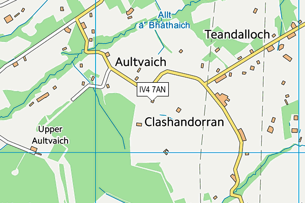 IV4 7AN map - OS VectorMap District (Ordnance Survey)