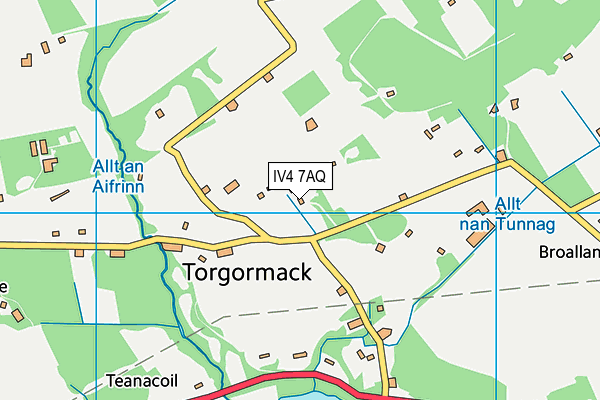 IV4 7AQ map - OS VectorMap District (Ordnance Survey)