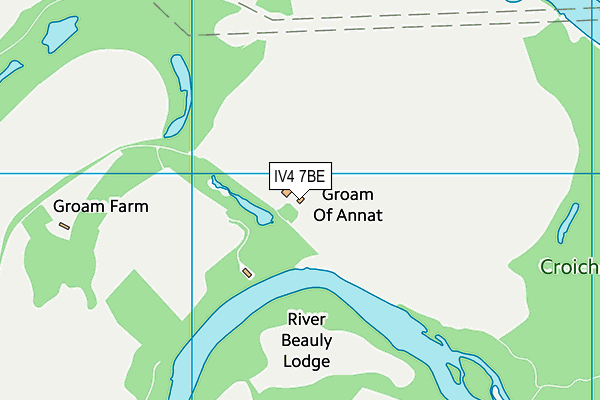 IV4 7BE map - OS VectorMap District (Ordnance Survey)