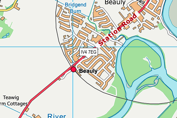 Map of BEAULY STATION LIMITED at district scale