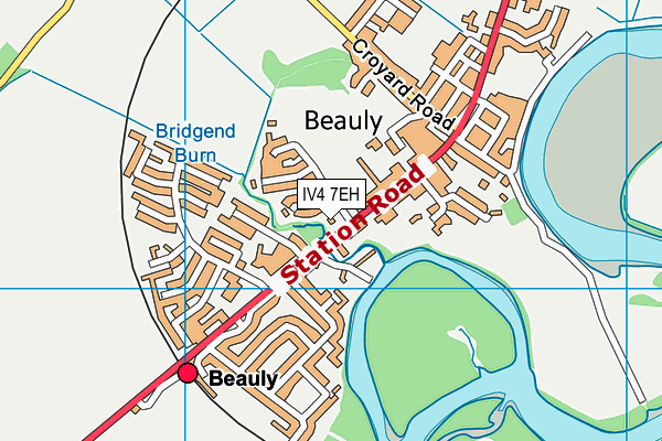 Map of BEAULY LAUNDERETTE & DRY CLEANERS LIMITED at district scale