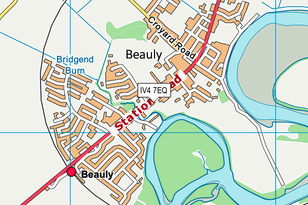 IV4 7EQ map - OS VectorMap District (Ordnance Survey)