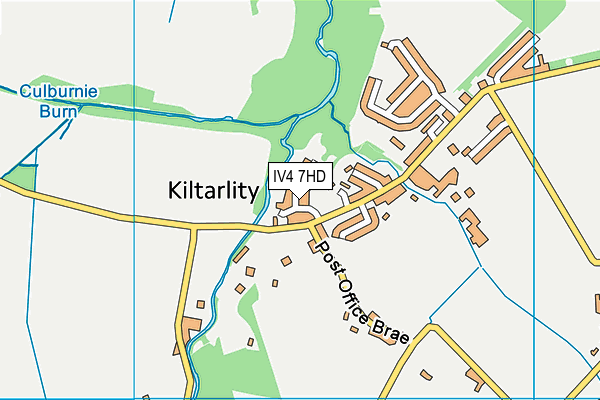 IV4 7HD map - OS VectorMap District (Ordnance Survey)