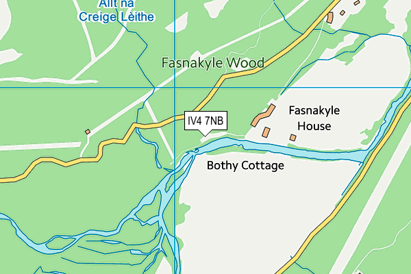 IV4 7NB map - OS VectorMap District (Ordnance Survey)