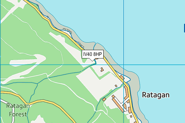 IV40 8HP map - OS VectorMap District (Ordnance Survey)