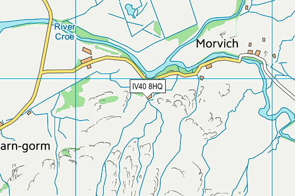 IV40 8HQ map - OS VectorMap District (Ordnance Survey)