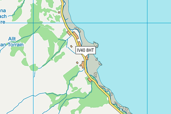 IV40 8HT map - OS VectorMap District (Ordnance Survey)