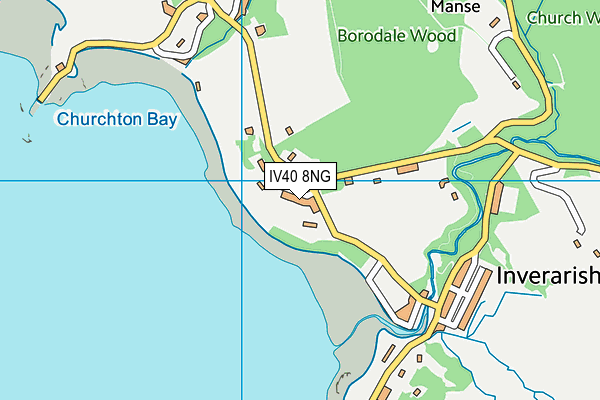 IV40 8NG map - OS VectorMap District (Ordnance Survey)