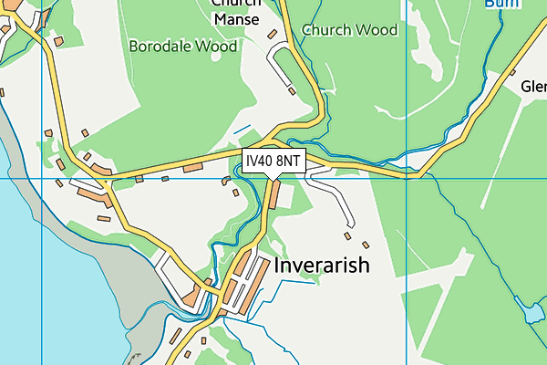 IV40 8NT map - OS VectorMap District (Ordnance Survey)