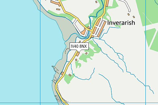 IV40 8NX map - OS VectorMap District (Ordnance Survey)