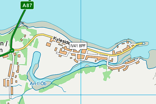 IV41 8PF map - OS VectorMap District (Ordnance Survey)