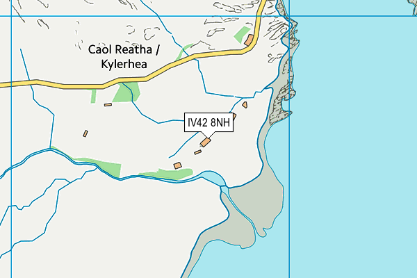 IV42 8NH map - OS VectorMap District (Ordnance Survey)