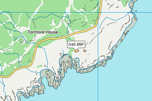 IV45 8RP map - OS VectorMap District (Ordnance Survey)