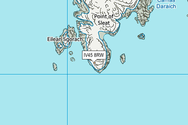 IV45 8RW map - OS VectorMap District (Ordnance Survey)