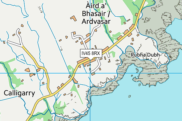 IV45 8RX map - OS VectorMap District (Ordnance Survey)